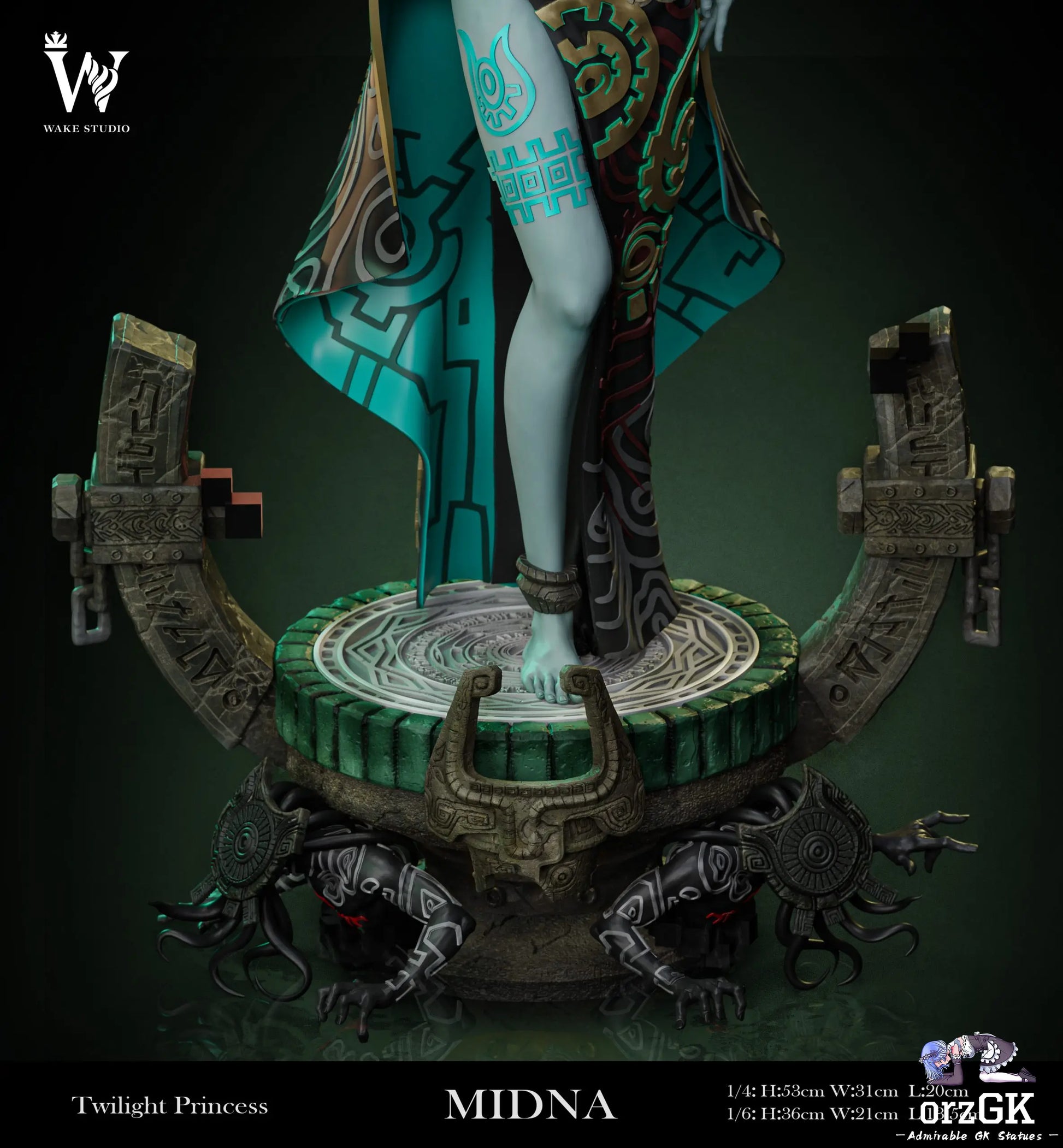 Black Estatuilla The Legend of Zelda | Midna (Adult Form) | Wake Studio | Tienda Anime | Tico Ofertas