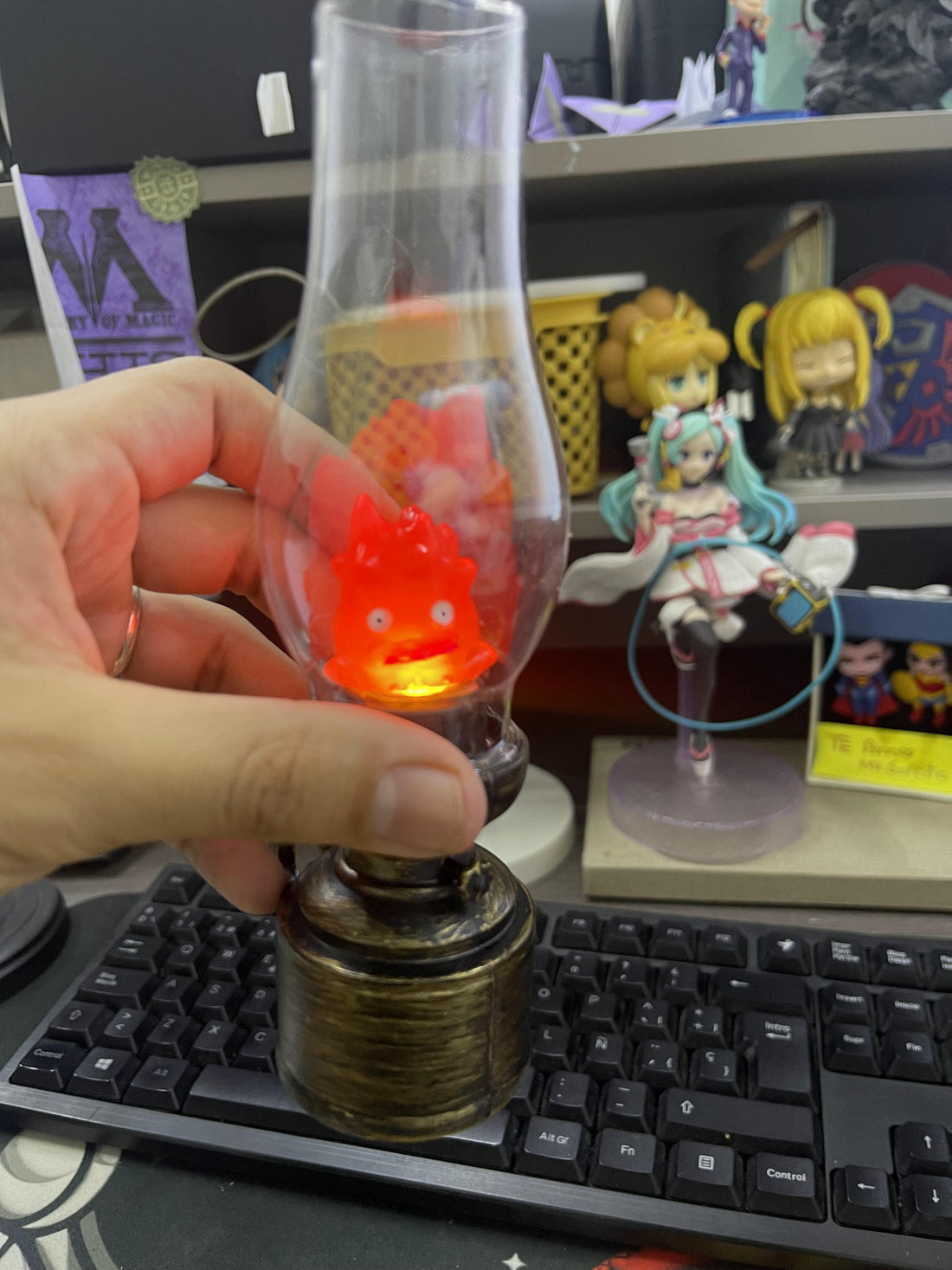 Lámpara de Calcifer El Castillo Ambulante | tienda Anime Tico Ofertas