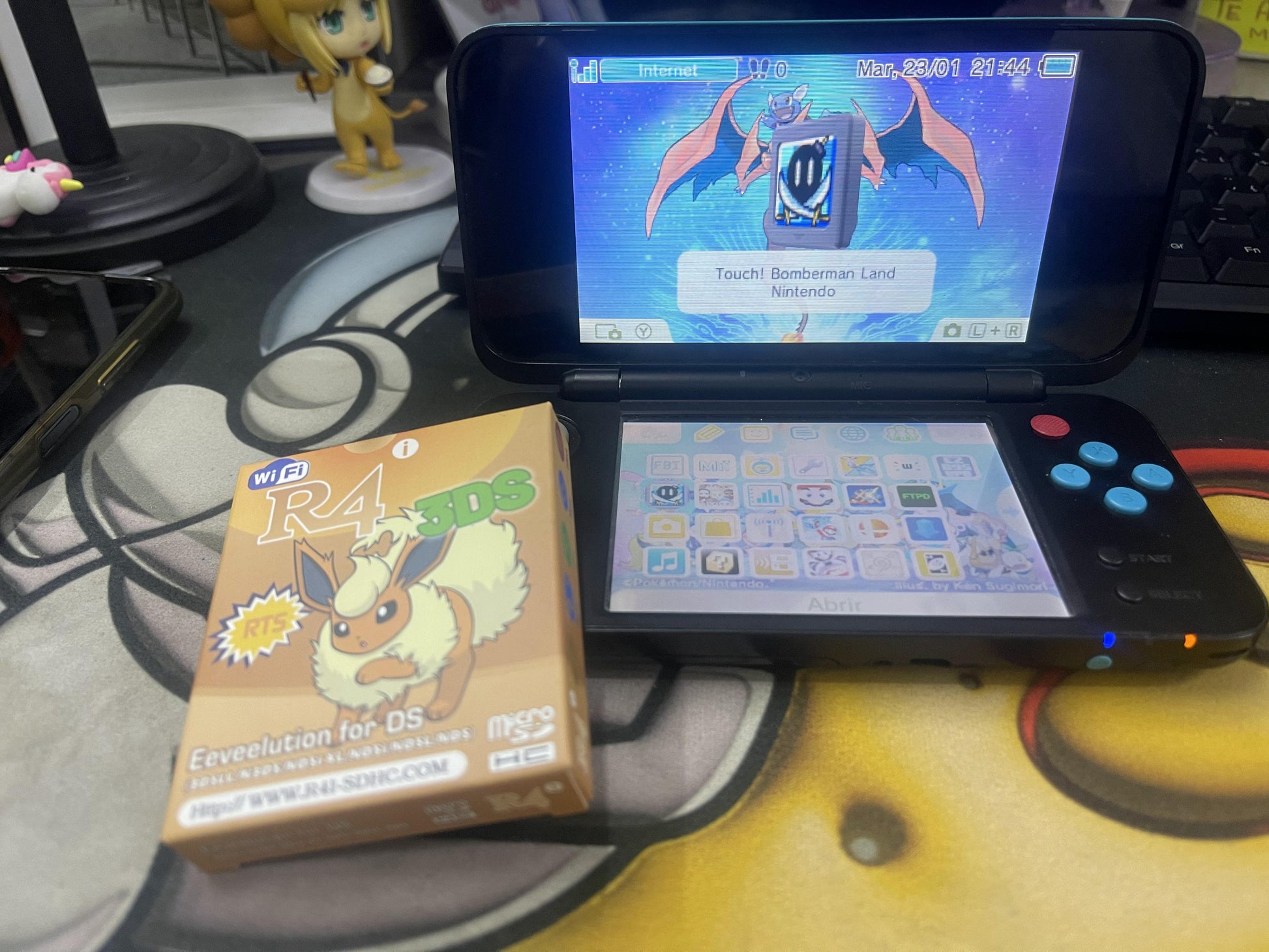 Dark Slate Gray New Nintendo 2DS XL – Consola portátil con juegos instalados y tienda gratis | Tico Ofertas