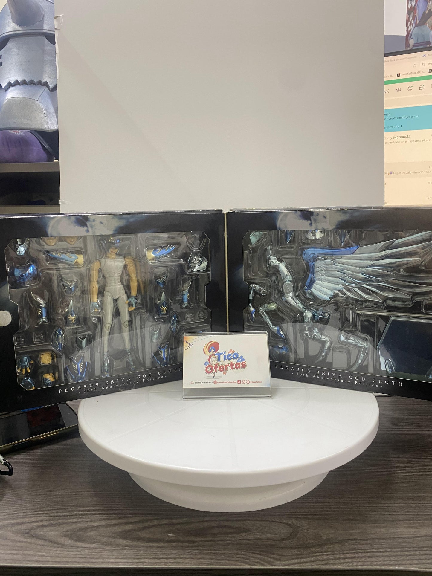 Pegasus Seiya - God Cloth 10th Anniversary | Figuras Saint Seiya Costa Rica