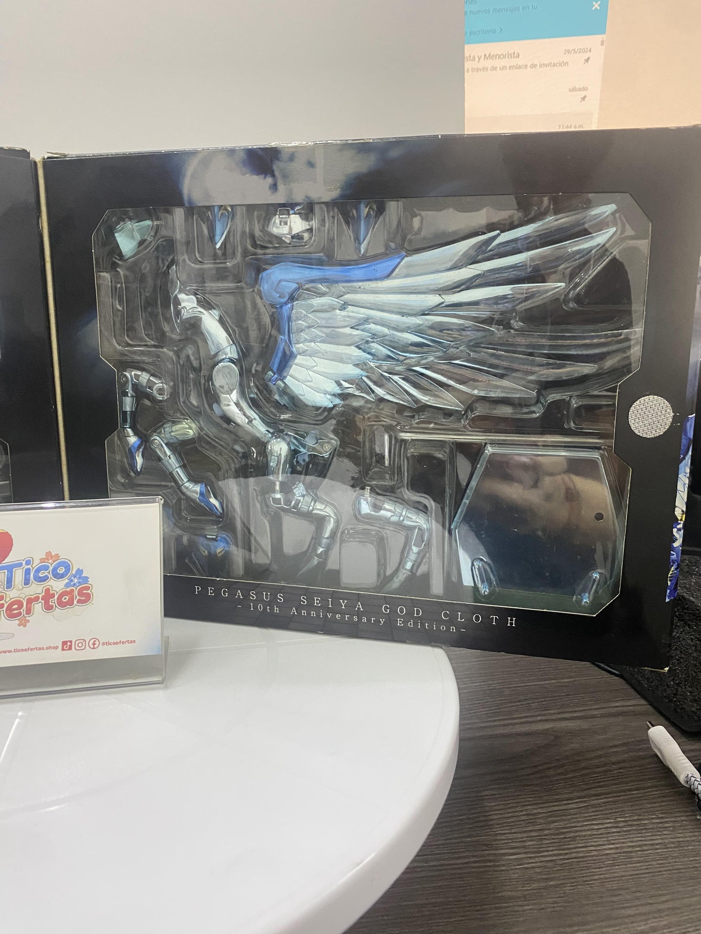 Pegasus Seiya - God Cloth 10th Anniversary | Figuras Saint Seiya Costa Rica