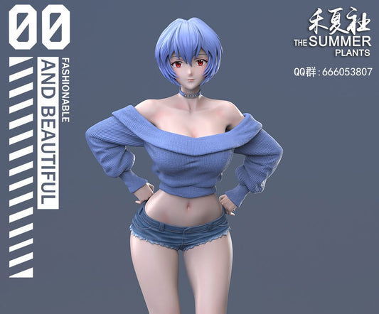 Figura THE SUMMER PLANTS Studio - Neon Genesis Evangelion: Summer Girlfriend Series - School Girl Rei Ayanami | Figuras de colección Anime Costa Rica TODO EN ANIME | Tico ofertas - Tico Ofertas 