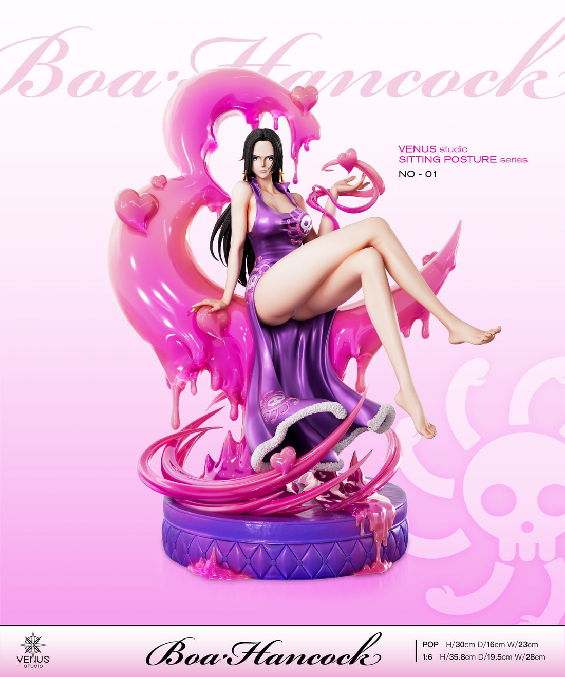Figura One Piece | Boa Hancock | Venus Studio | Tico Ofertas