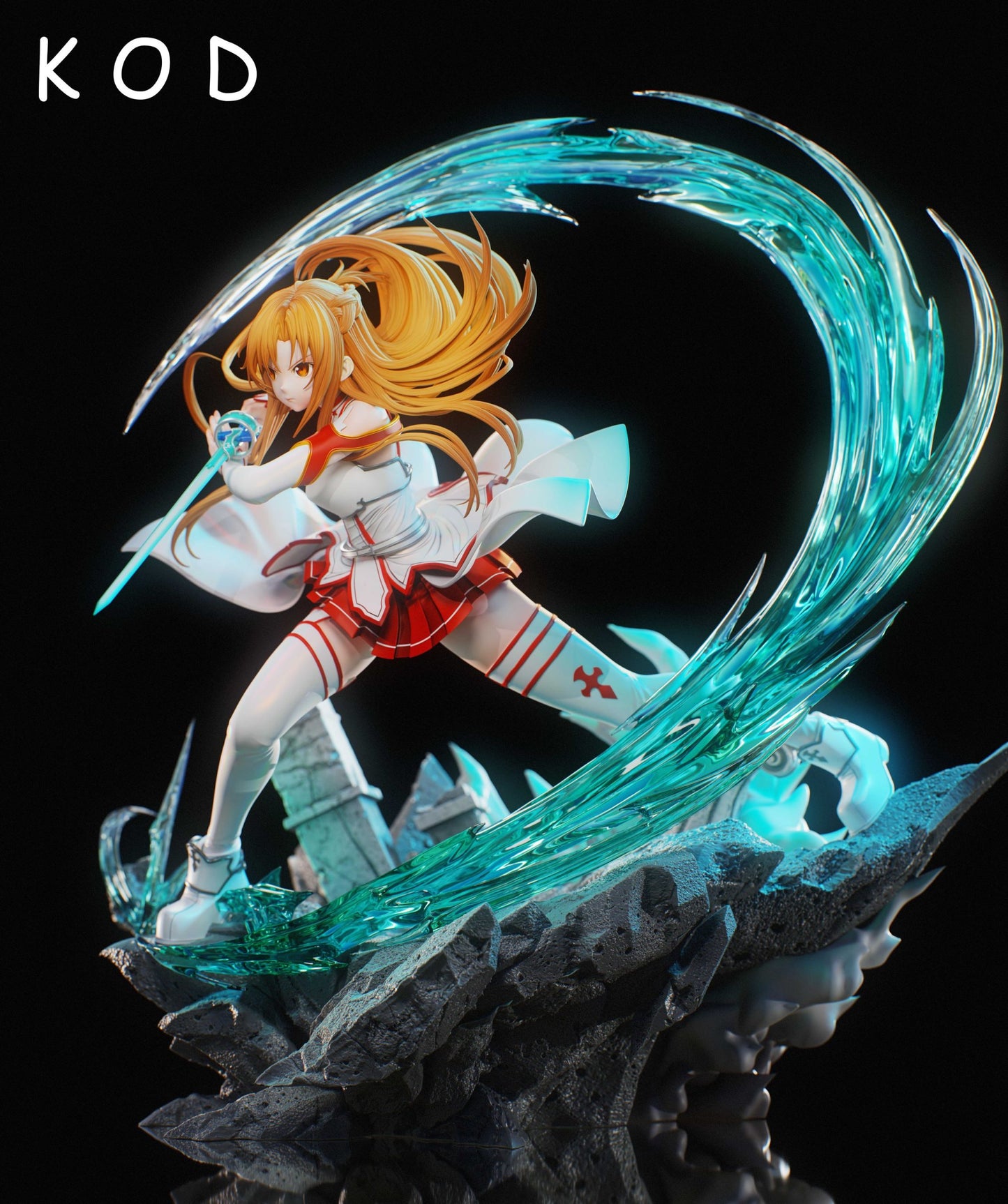 Dark Gray Estatuilla Sword Art Online | Yuuki Asuna | KOD Studio | Tienda Anime | Tico Ofertas