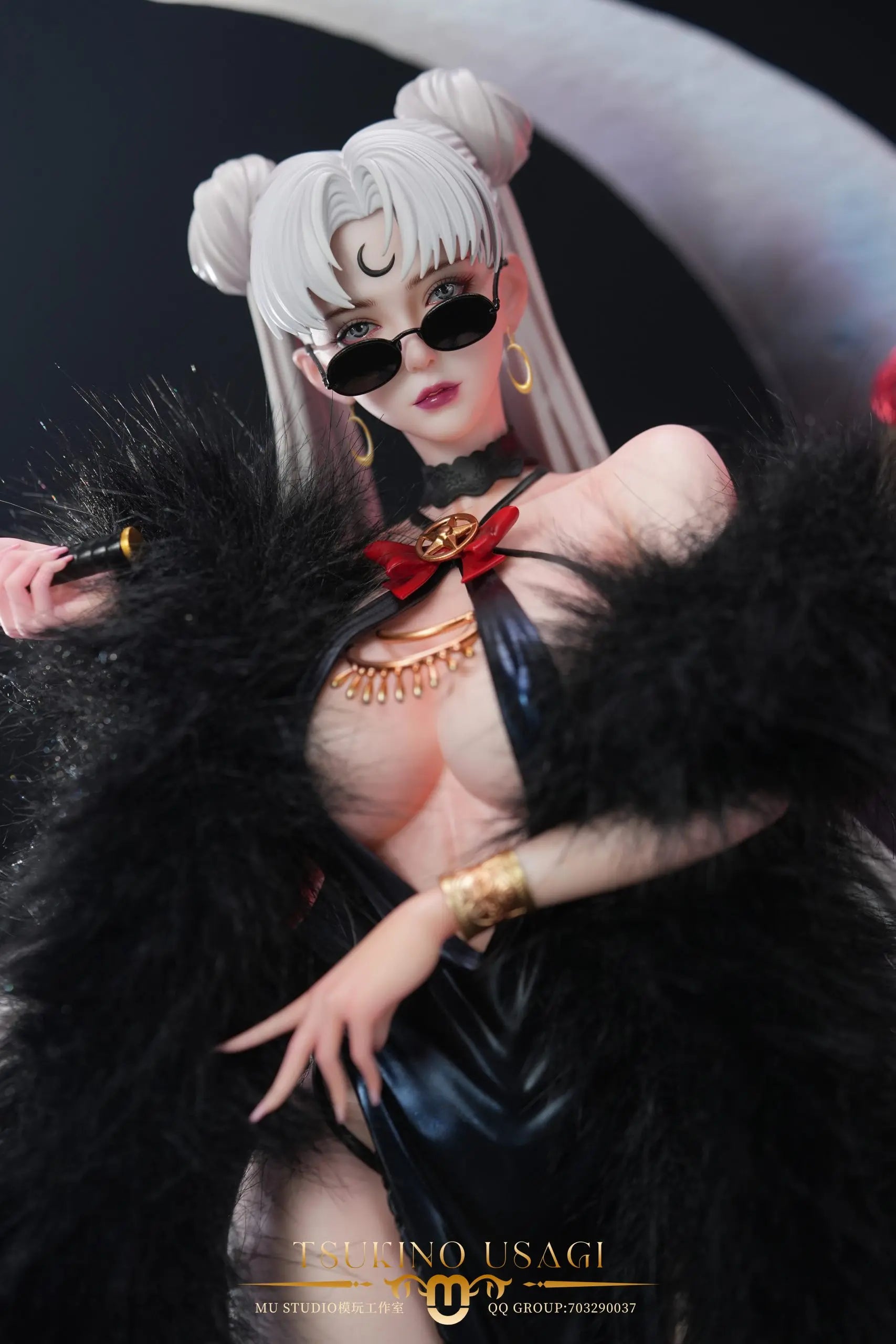 Dark Gray Estatuilla Sailor Moon | Tsukino Usagi (Dark Version) | Tienda Anime | Tico Ofertas