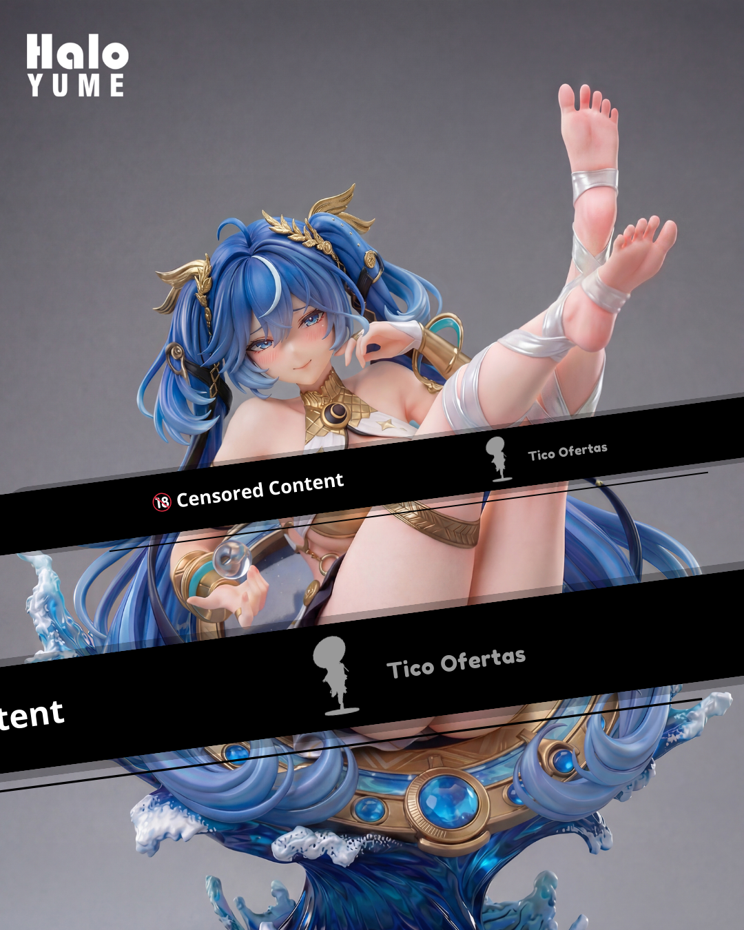 Black Estatuilla  Wuthering Waves | Iuno | Halo Studio | Tienda Anime | Tico Ofertas