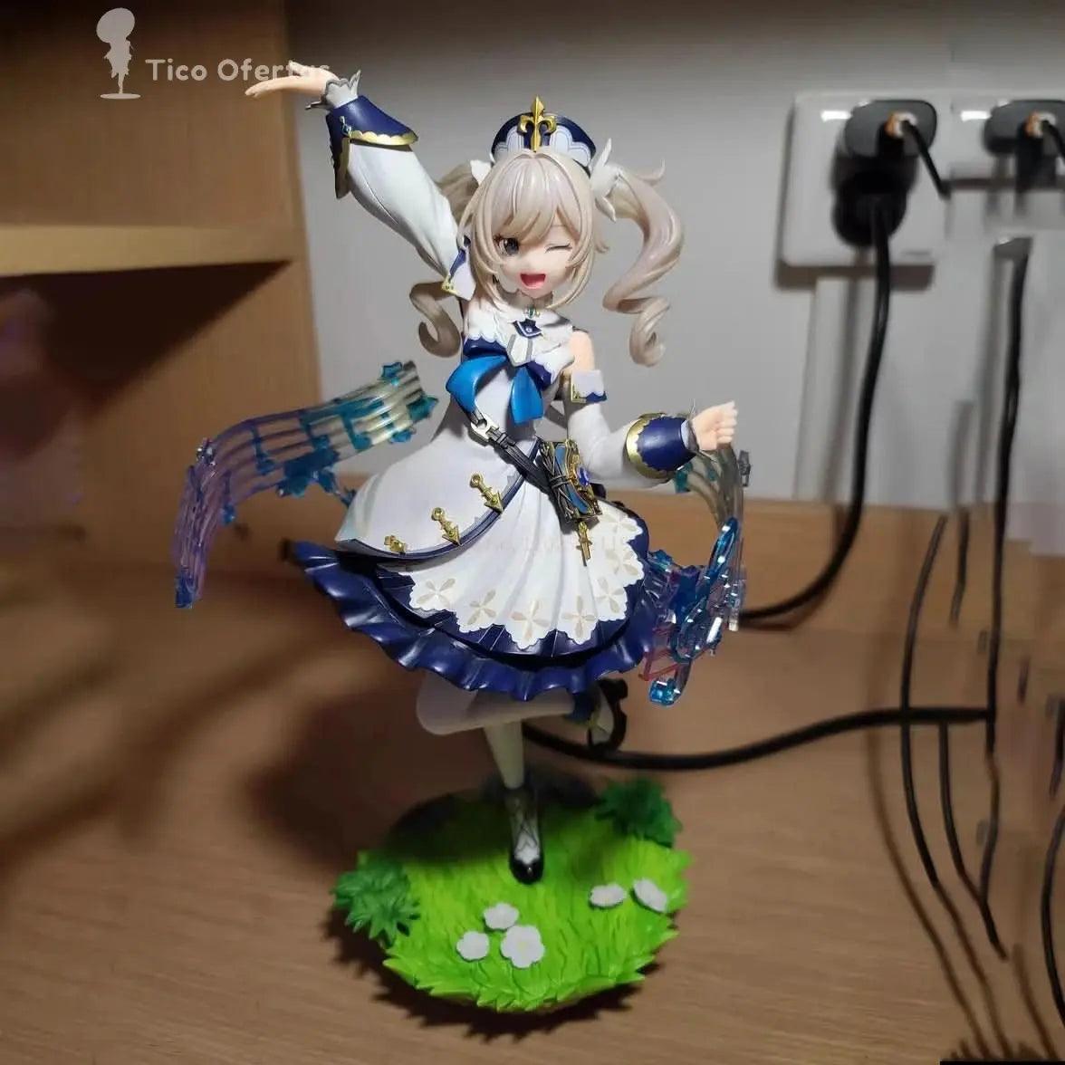 21cm Genshin Impact Barbara Figures Gunnhildr Figure Kawaii Cute Anime Figurine Statue Model Doll Collectible Decoration Gifts - Tico Ofertas 