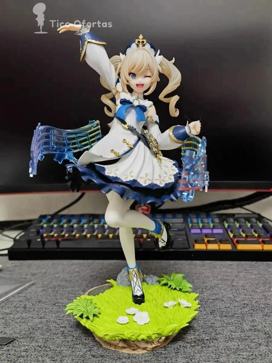 21cm Genshin Impact Barbara Figures Gunnhildr Figure Kawaii Cute Anime Figurine Statue Model Doll Collectible Decoration Gifts - Tico Ofertas 