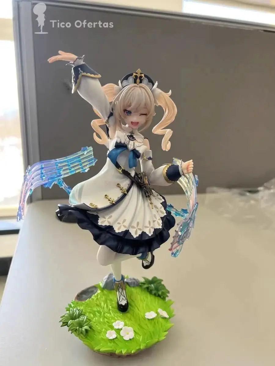 21cm Genshin Impact Barbara Figures Gunnhildr Figure Kawaii Cute Anime Figurine Statue Model Doll Collectible Decoration Gifts - Tico Ofertas 