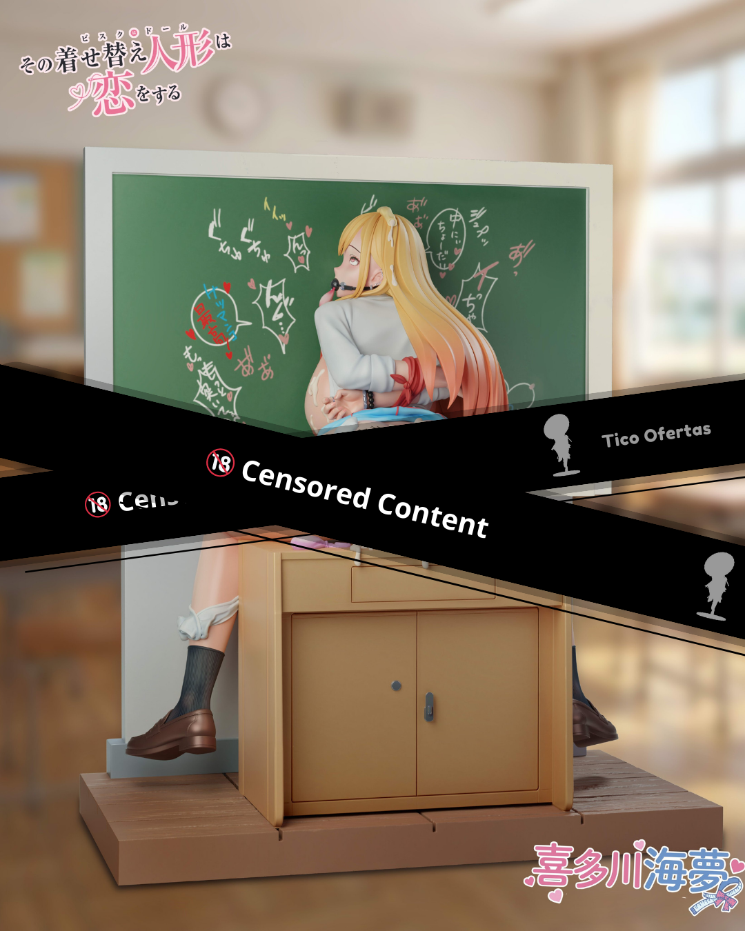 Black Estatuilla My Dress-Up Darling | Marin Kitagawa | Meat Studio | Tienda Anime | Tico Ofertas