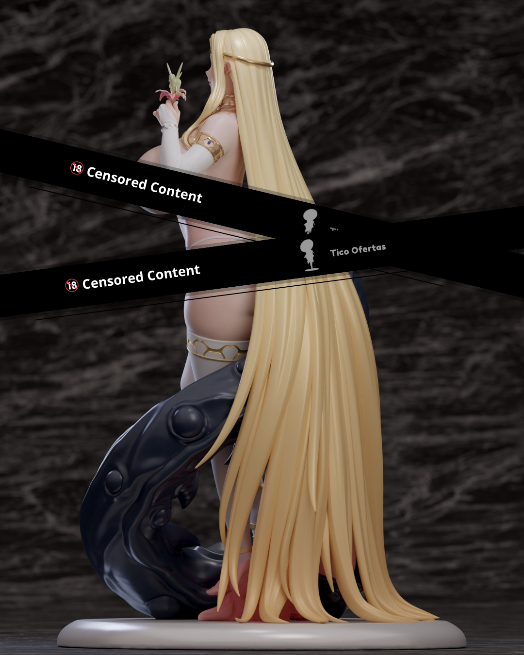 Rosy Brown Estatuilla Tail of Desire | Elf Queen Ruda Gerte [18+] | SODA Studio | Tienda Anime | Tico Ofertas