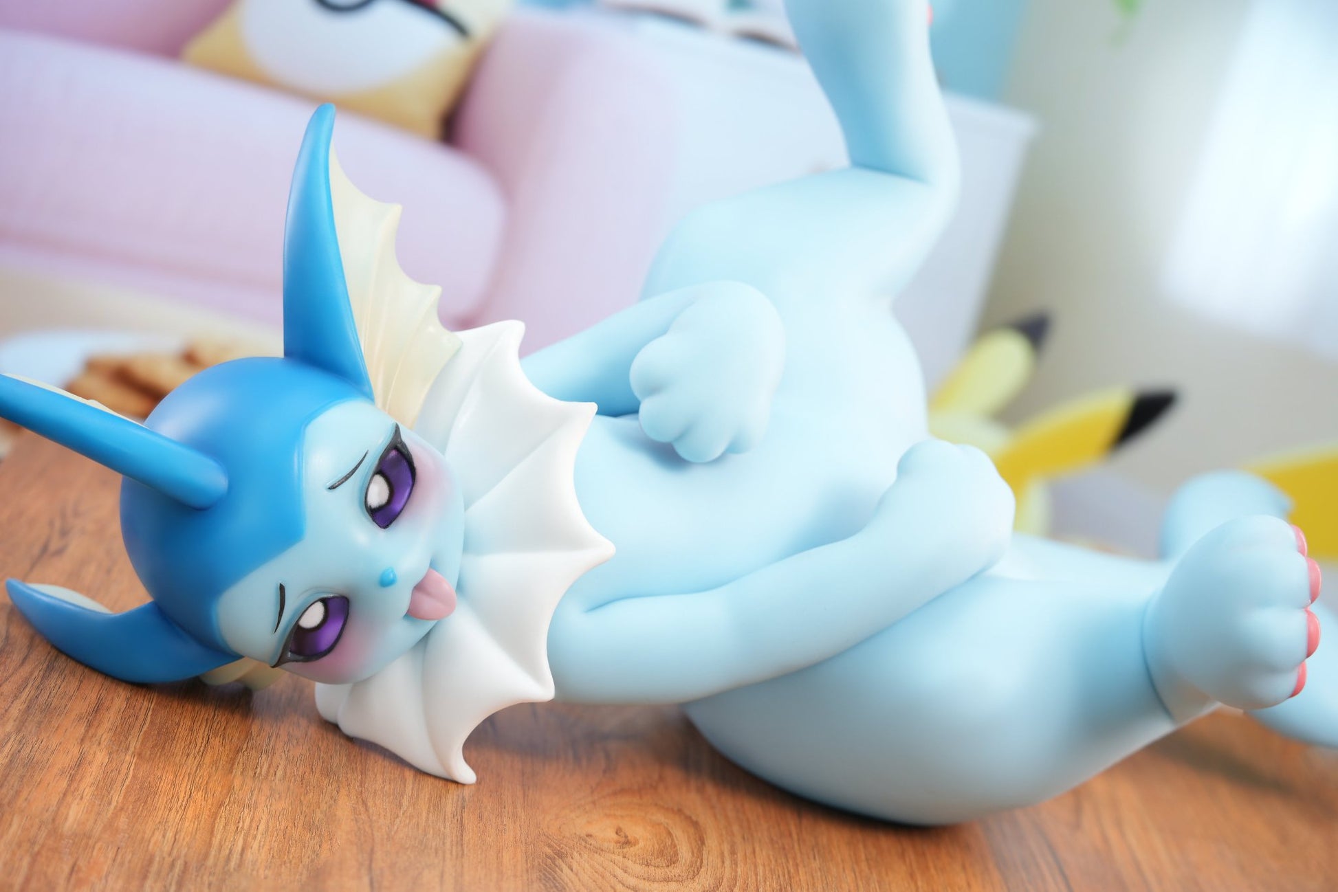Light Gray Masturbador POKÉMON | Vaporeon Eevee Series | Spirit Demon Studio | Versión 18+ | Tico Ofertas Furry Tienda Anime