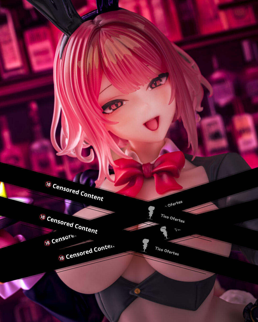 Pale Violet Red Estatuilla Miho Tsujinaka Reverse Bunny Ver. | Rocket Boy x Danimaru | Tico Ofertas