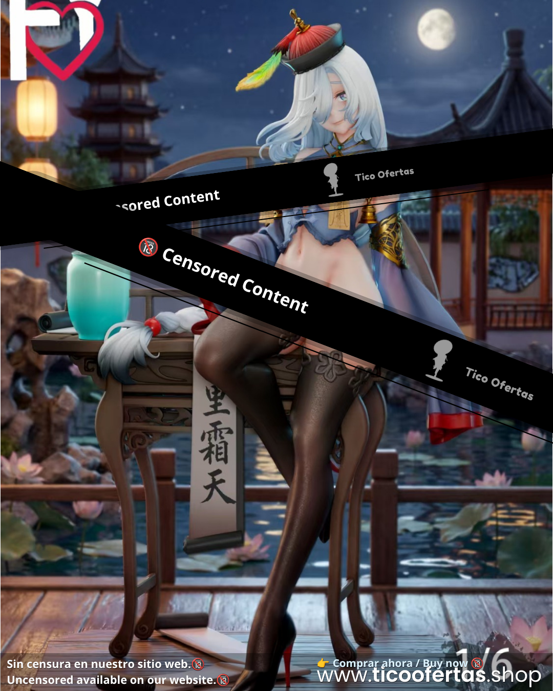 Estatuilla Genshin Impact | Shenhe Zombie 1/6 GK Statue | Gospl Studio | Tienda Anime | Tico Ofertas