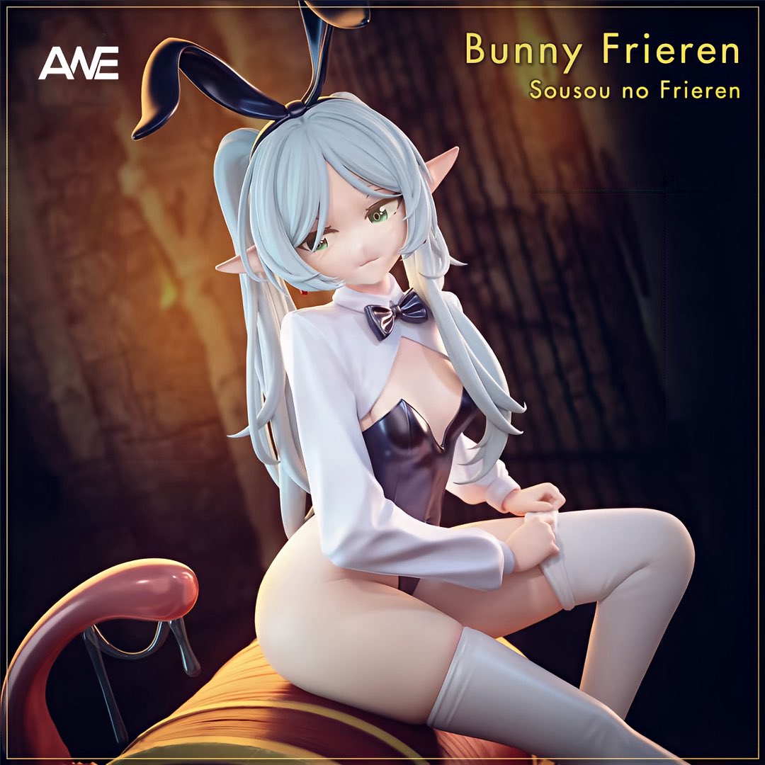 Black Estatuilla Frieren: Beyond Journey's End | Bunny Girl Frieren | Tienda Anime| Tico Ofertas