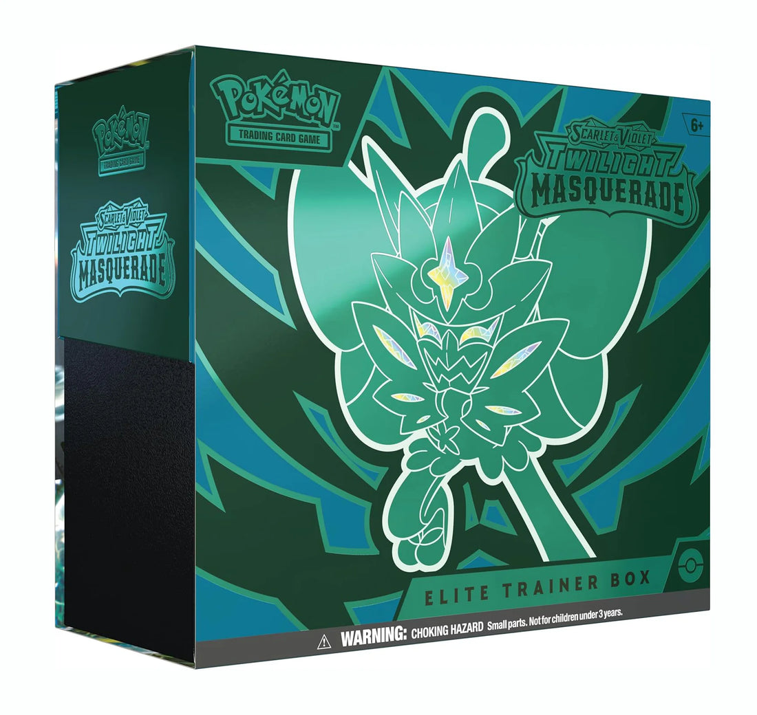 Pokémon TCG | Elite Trainer Box Twilight Masquerade | Teal Mask Ogerpon Edition | Tico Ofertas Costa Rica
