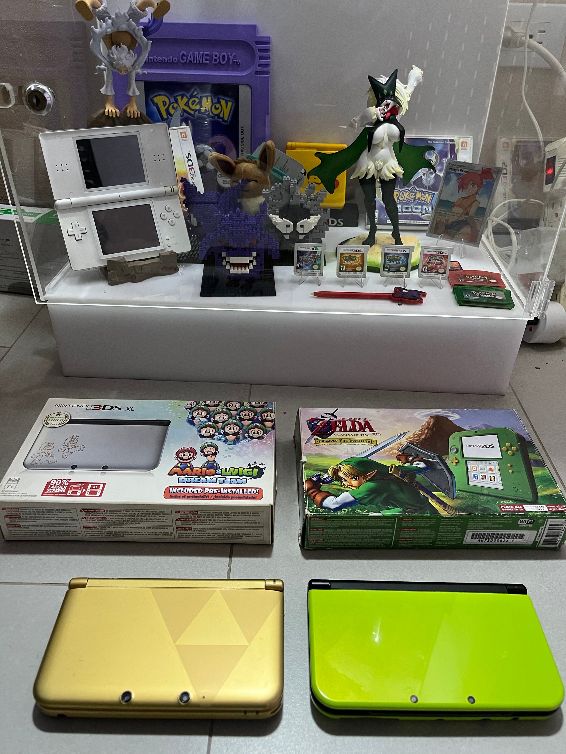 Dim Gray Nintendo 2DS Edición Zelda Verde – Consola Original con Juegos | Edición Especial