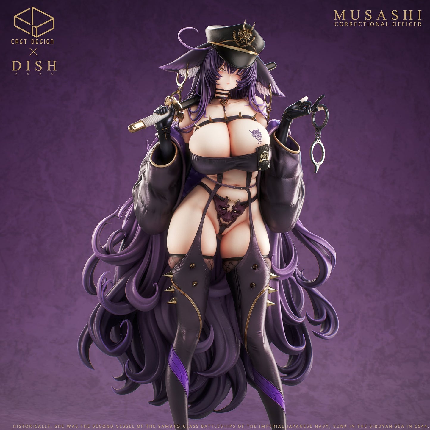 Dark Slate Gray Estatuilla Azur Lane | Musashi – Twin Police Sisters Tienda Anime | Tico Ofertas