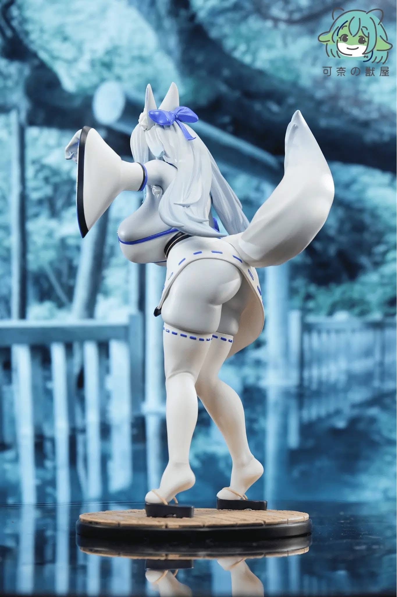 Steel Blue Estatuilla Mizumi Ayame | Ke Nai Rou Dan Wu Studio | Versión Furry 18+ | Tico Ofertas
