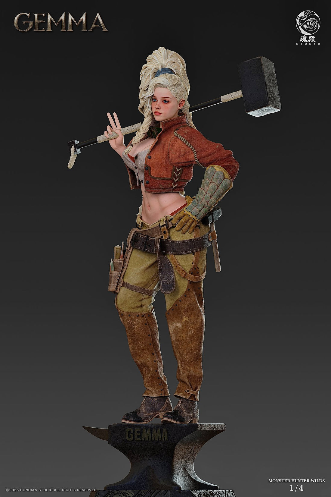 Figura Monster Hunter | Gemma | HunDian Studio | tienda figuras | Tico Ofertas