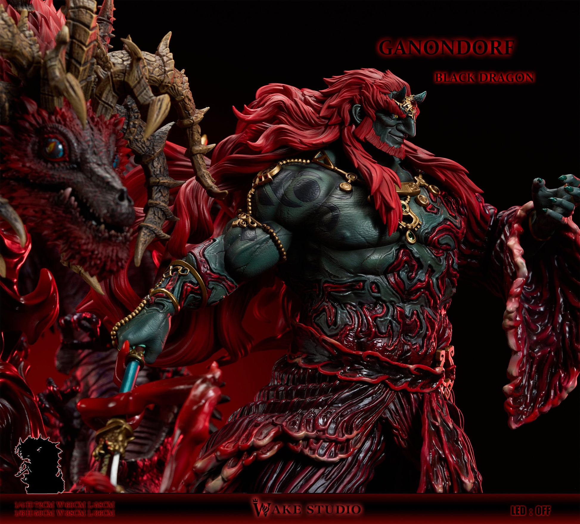 Black Estatuilla The Legend of Zelda | Ganondorf | Tienda Anime | Tico Ofertas
