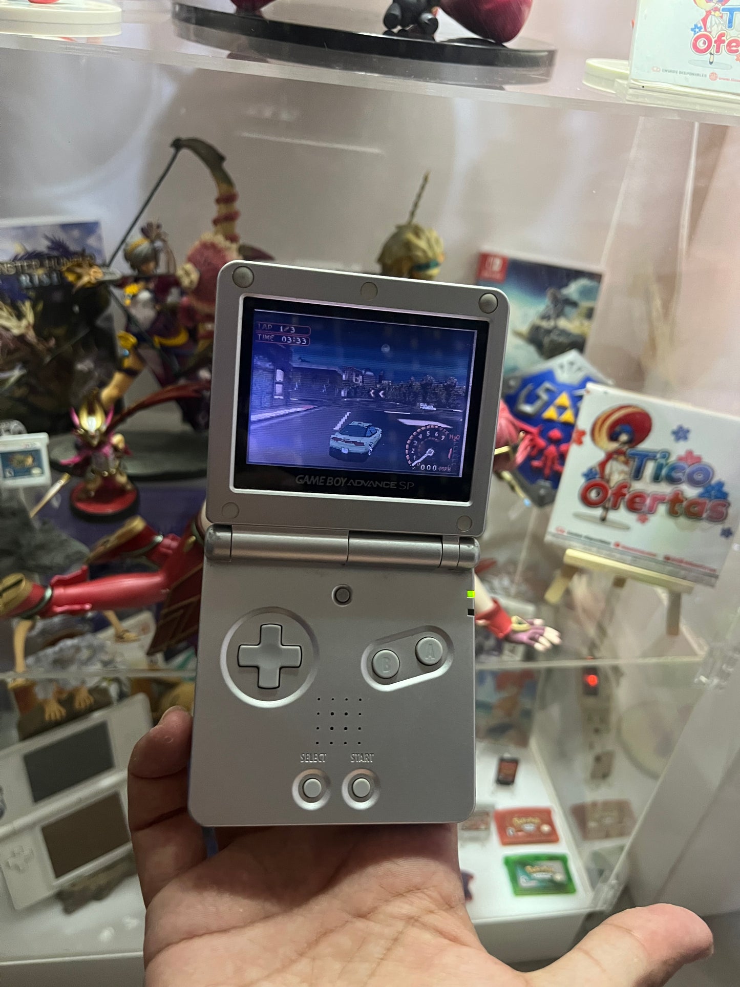 Slate Gray Game Boy Advance SP – Consola portátil retro original Nintendo | Consolas Costa Rica  |  Tico Ofertas