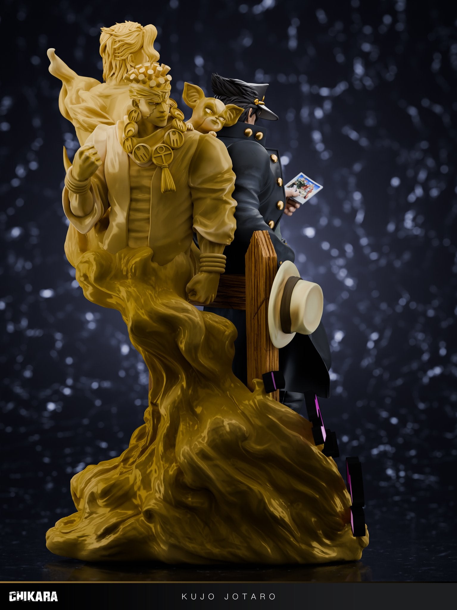 Black Figura  JoJo’s Bizarre Adventure | Kujo Jotaro (Memories Ver.) | CHIKARA Studio x bioxfa | Tienda Anime | Tico Ofertas