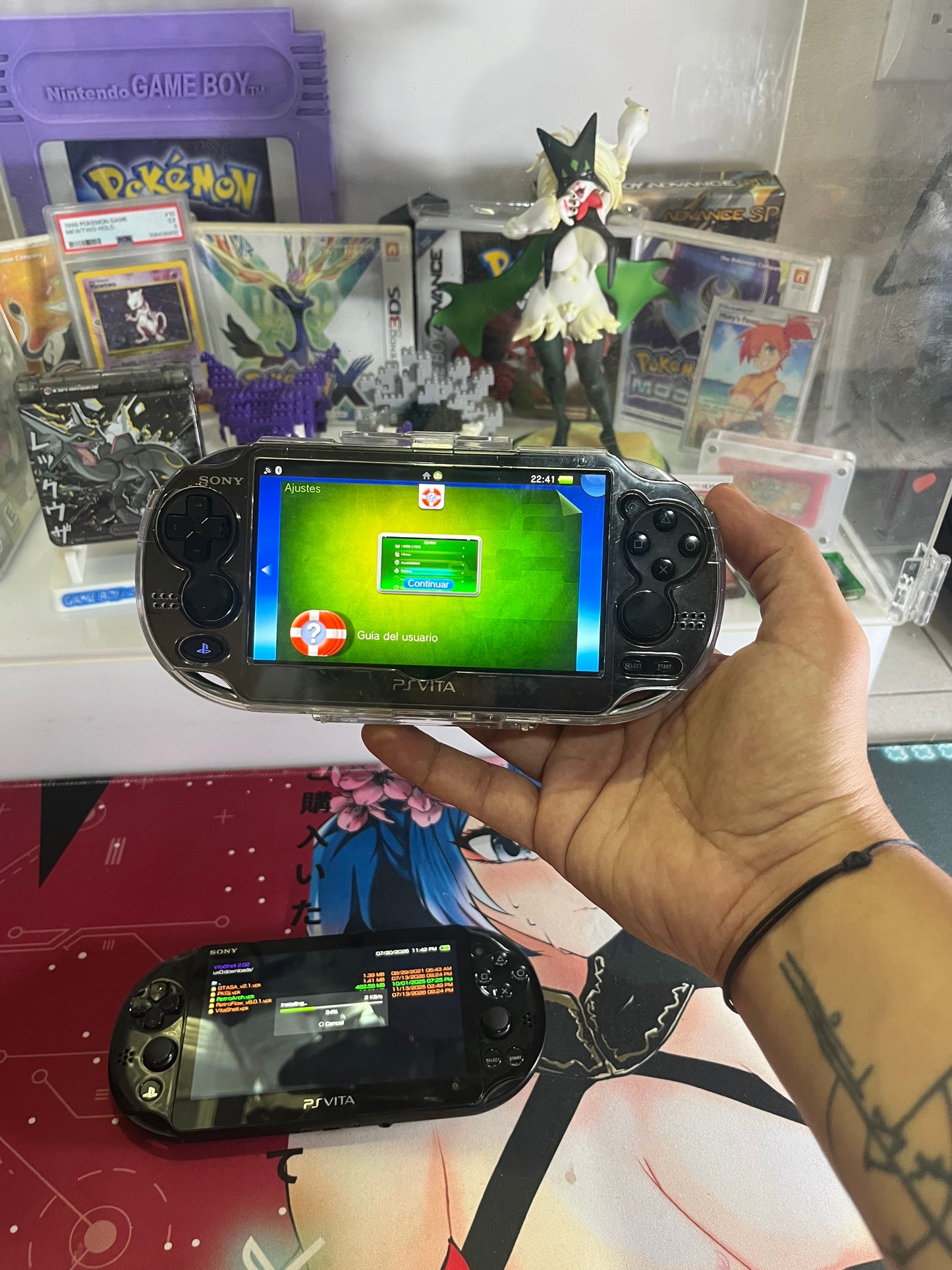PS Vita 1000 OLED Negra | 512GB | Configurada y Lista para Jugar