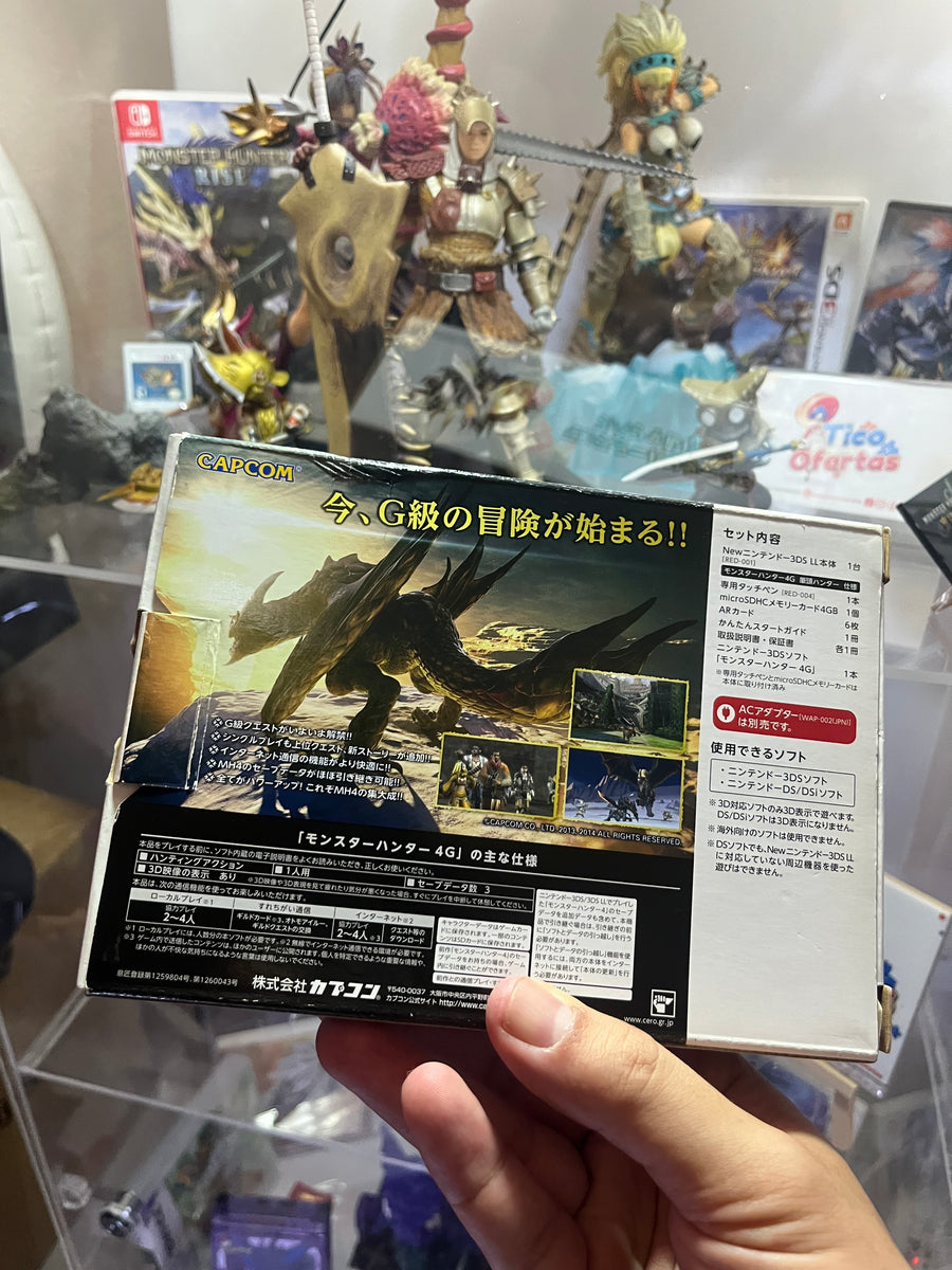 New Nintendo 3DS XL Monster Hunter 4 edición especial | Tienda videojuegos Costa Rica