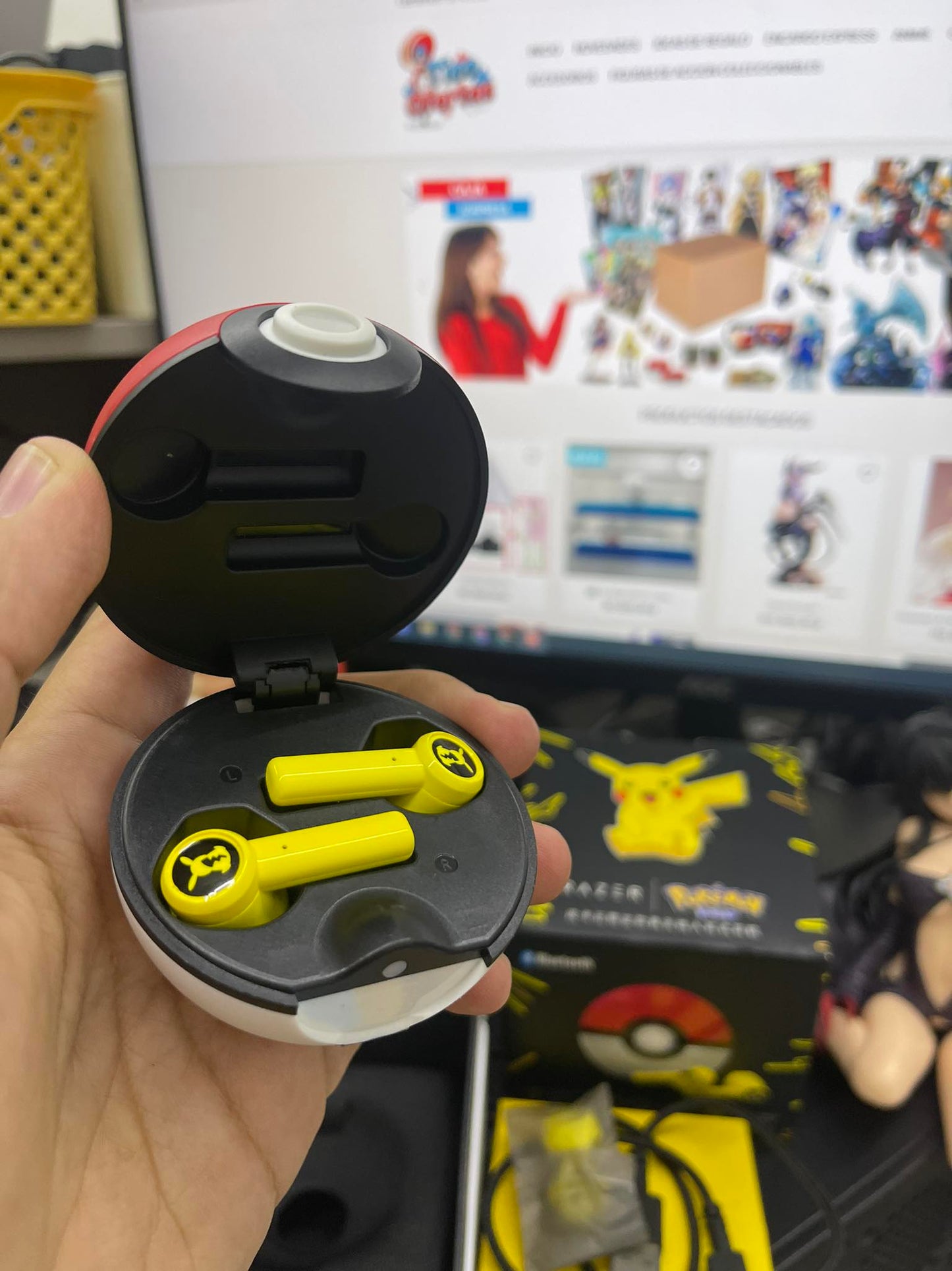 Audifonos Inalámbricos Razer Pokémon Pikachu - Bluetooth TWS con Diseño Pokeball | Tienda Anime Costa Rica - Tico Ofertas