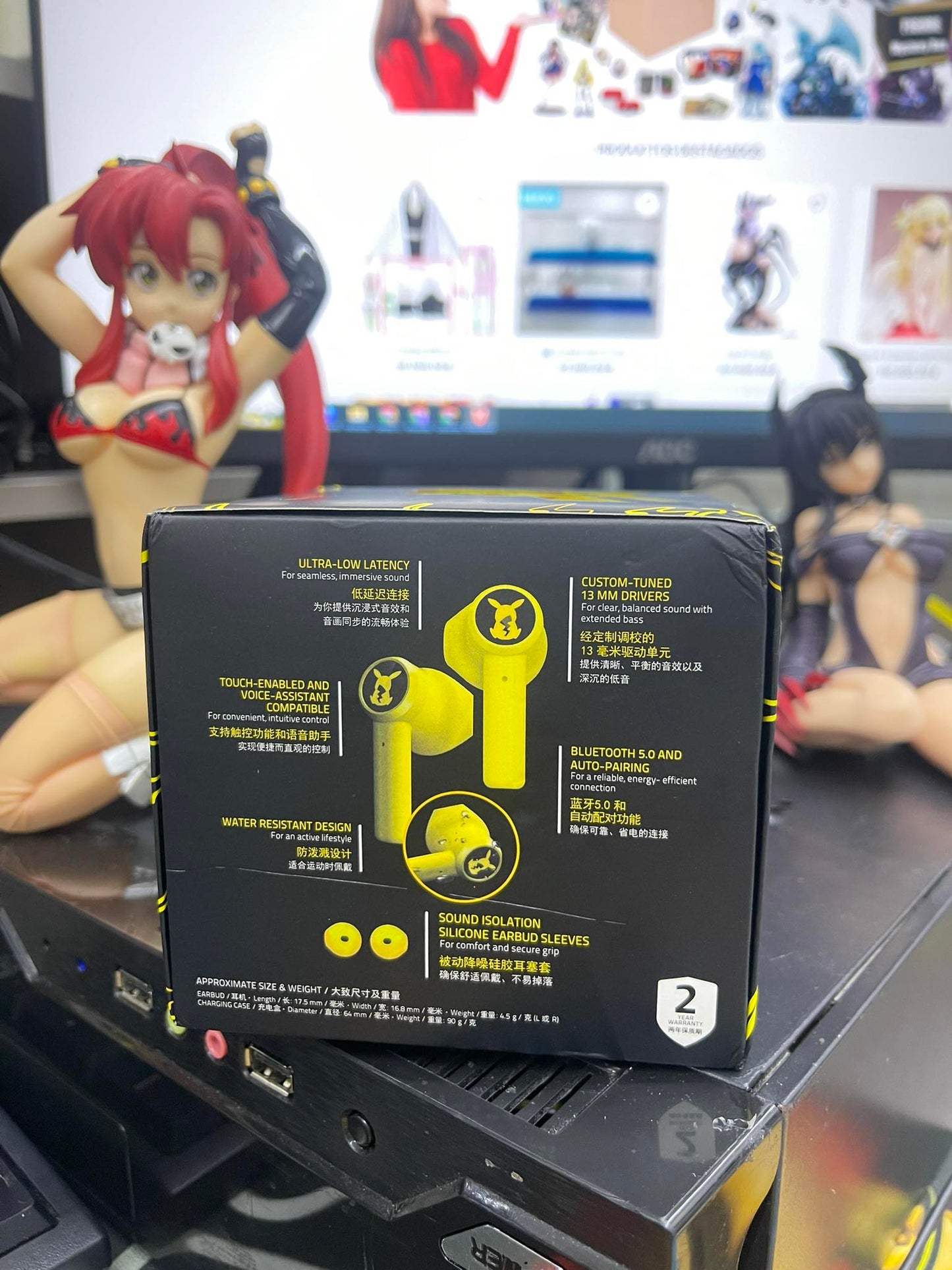 Audifonos Inalámbricos Razer Pokémon Pikachu - Bluetooth TWS con Diseño Pokeball | Tienda Anime Costa Rica - Tico Ofertas