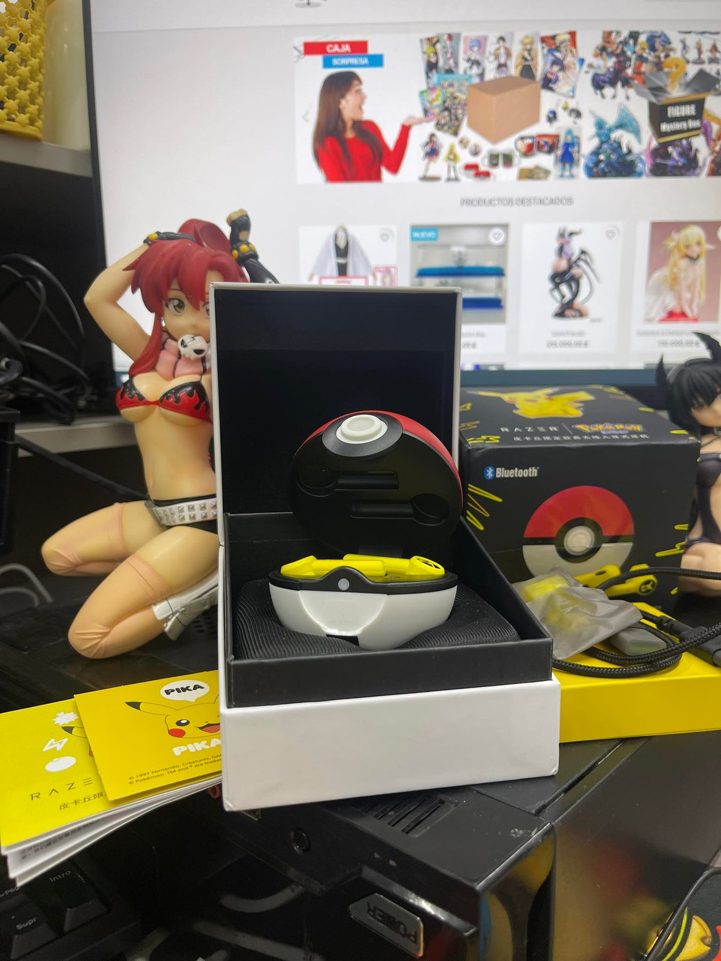 Audifonos Inalámbricos Razer Pokémon Pikachu - Bluetooth TWS con Diseño Pokeball | Tienda Anime Costa Rica - Tico Ofertas