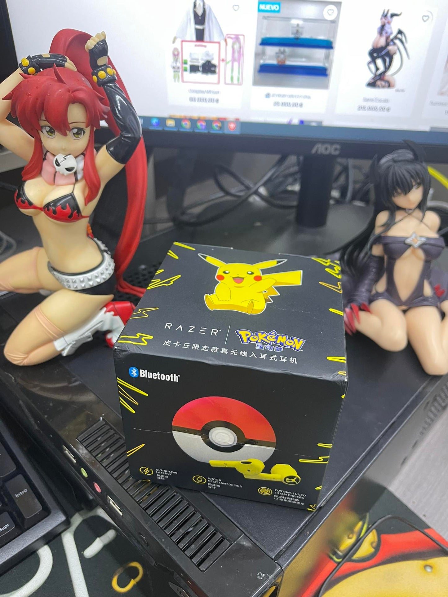 Audifonos Inalámbricos Razer Pokémon Pikachu - Bluetooth TWS con Diseño Pokeball | Tienda Anime Costa Rica - Tico Ofertas