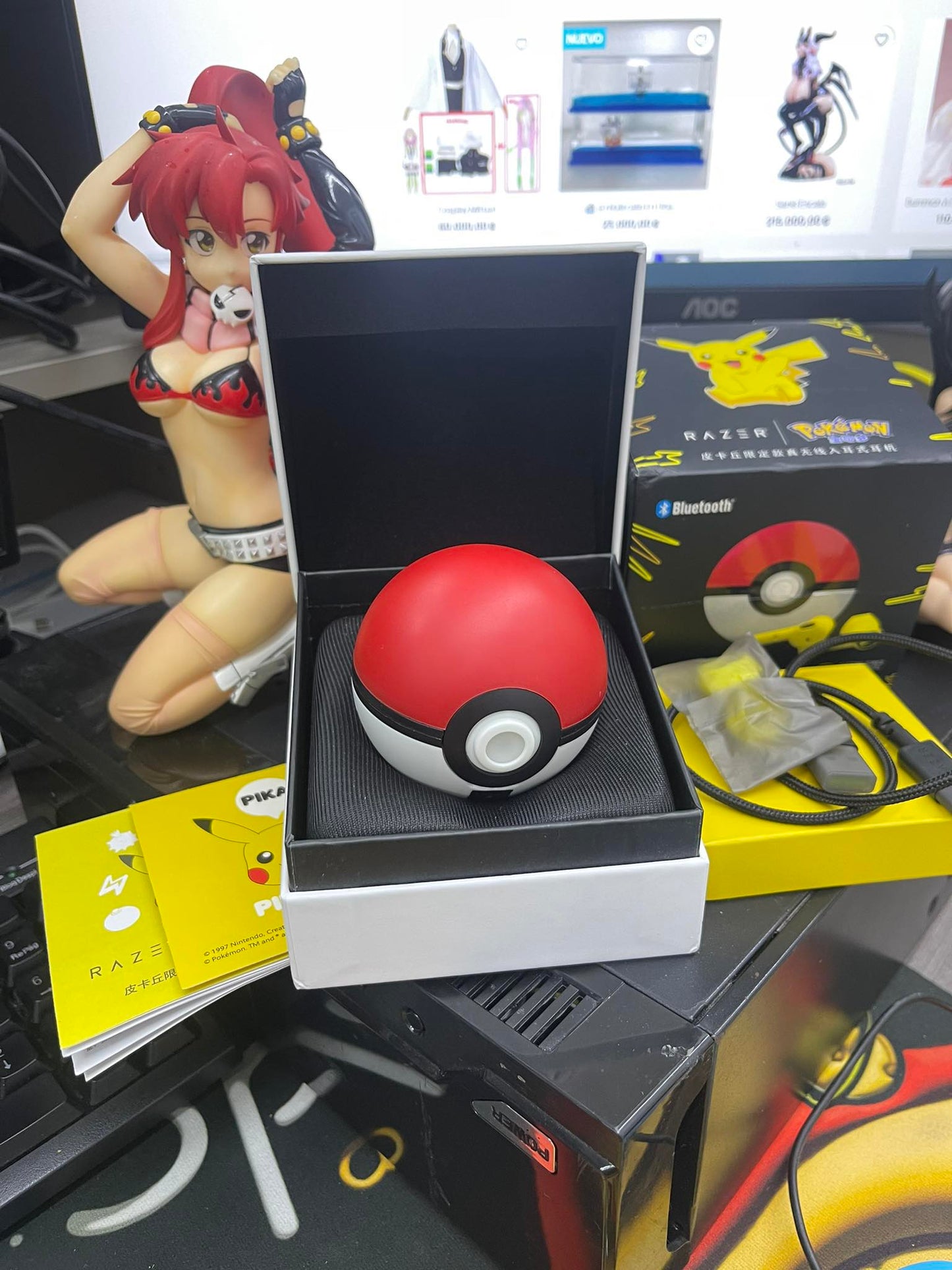 Audifonos Inalámbricos Razer Pokémon Pikachu - Bluetooth TWS con Diseño Pokeball | Tienda Anime Costa Rica - Tico Ofertas