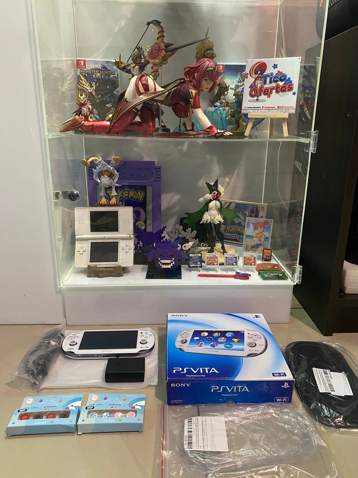 Gray PlayStation Vita PCH‑1000 ZA02 Crystal Blanco