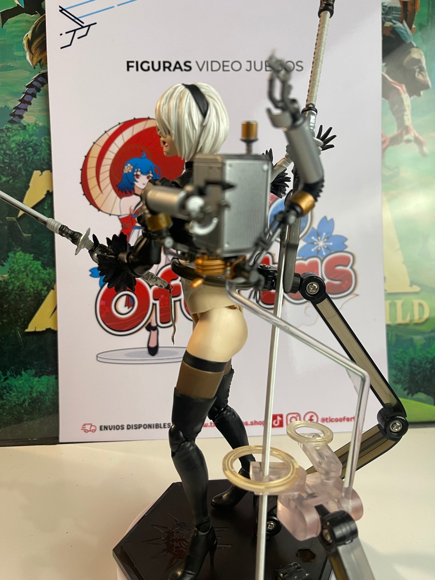 Figura de Acción Play Arts Kai - NieR 2B Tipo B DX Edición Deluxe 26CM | Tienda Anime Costa Rica - Tico Ofertas