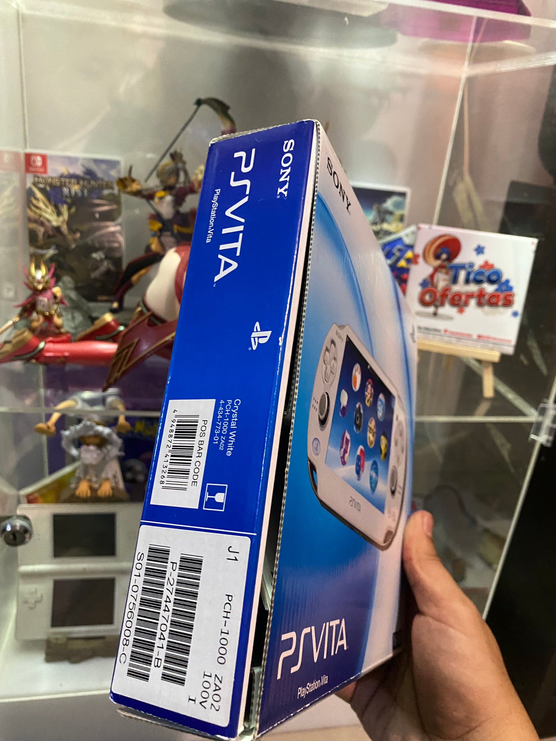 Dark Sea Green PlayStation Vita PCH‑1000 ZA02 Crystal Blanco