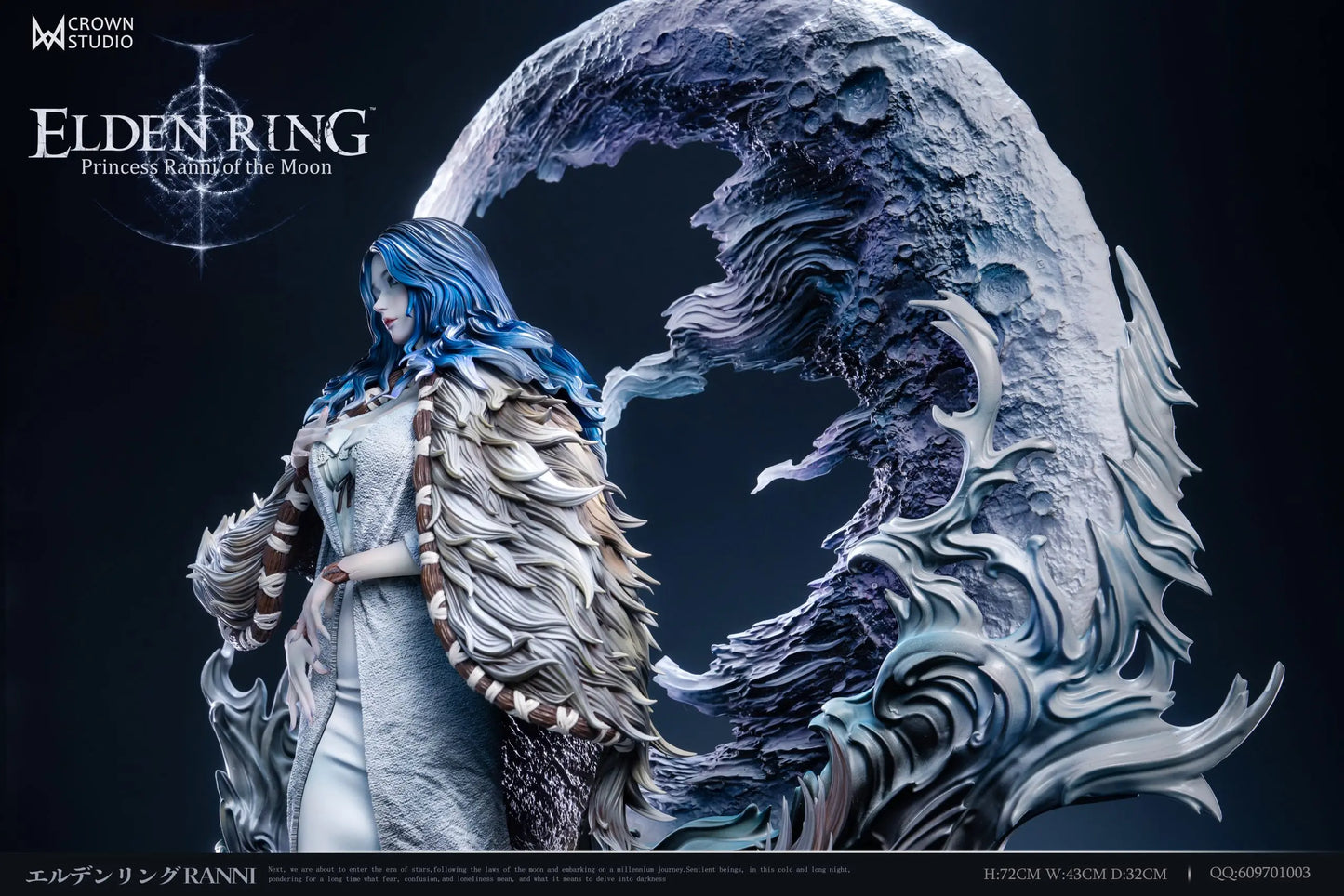 Gray Estatuilla  Elden Ring | Ranni | Crown Studio | Versión LED 1/4 | Tienda Anime Online  | Tico Ofertas