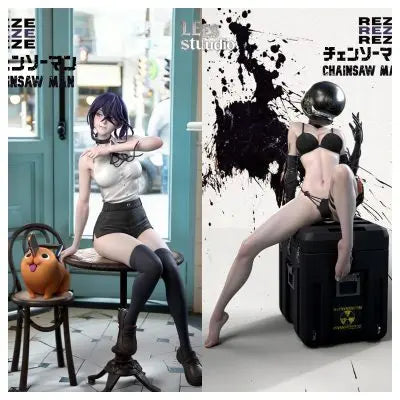 Black Estatuilla Chainsaw Man | Reze | LES Studio | Tienda Anime | Tico Ofertas