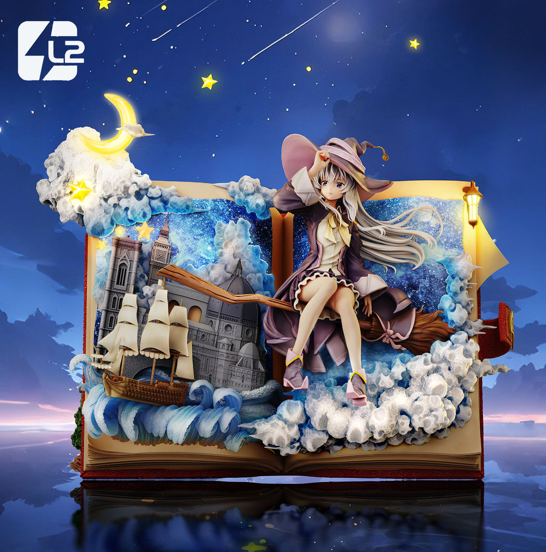 Estatuilla Wandering Witch: The Journey of Elaina | Elaina | l2 Studio | tienda anime | Tico Ofertas