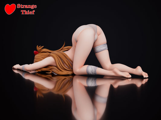 Rosy Brown Estatuilla Neon Genesis Evangelion | Asuka Langley Sohryu | Strange Thief Studio | Tienda Anime | Tico Ofertas
