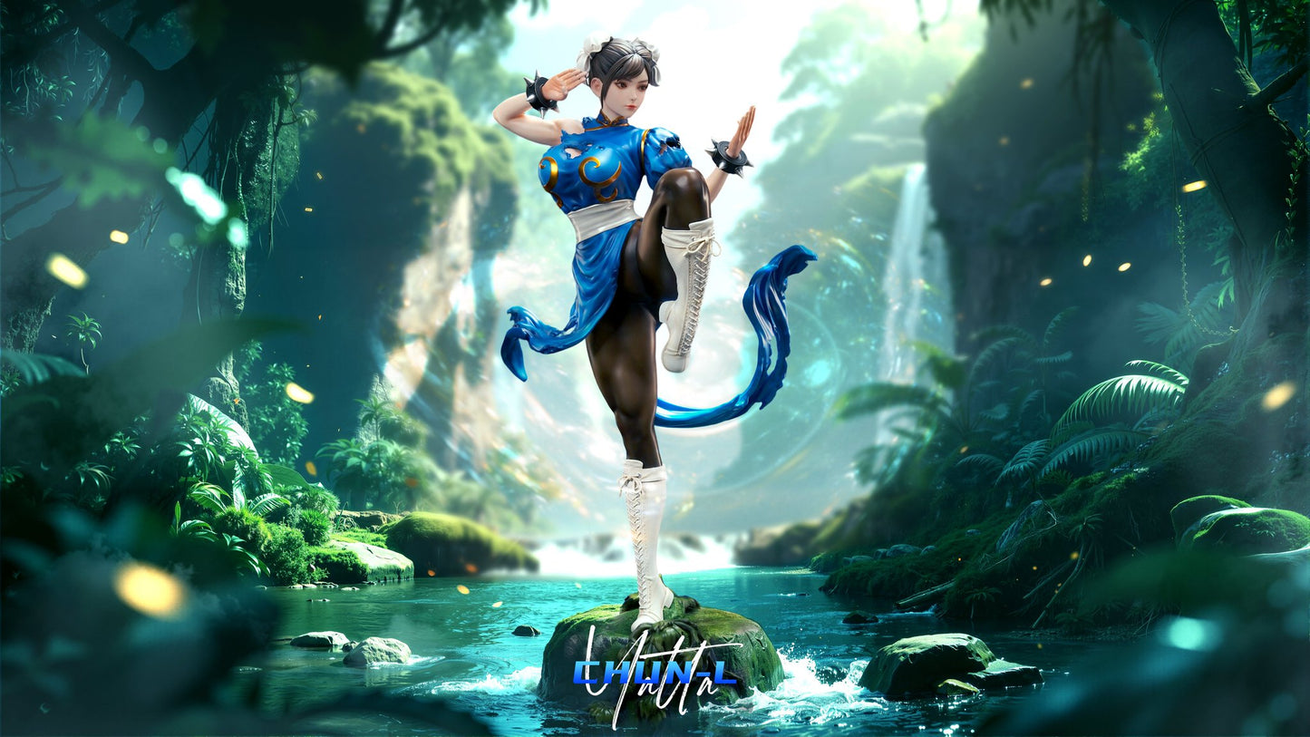 Dark Slate Gray Estatuilla Street Fighter | Chun-Li – Battle Team Ver. | Tienda Anime | Tico Ofertas