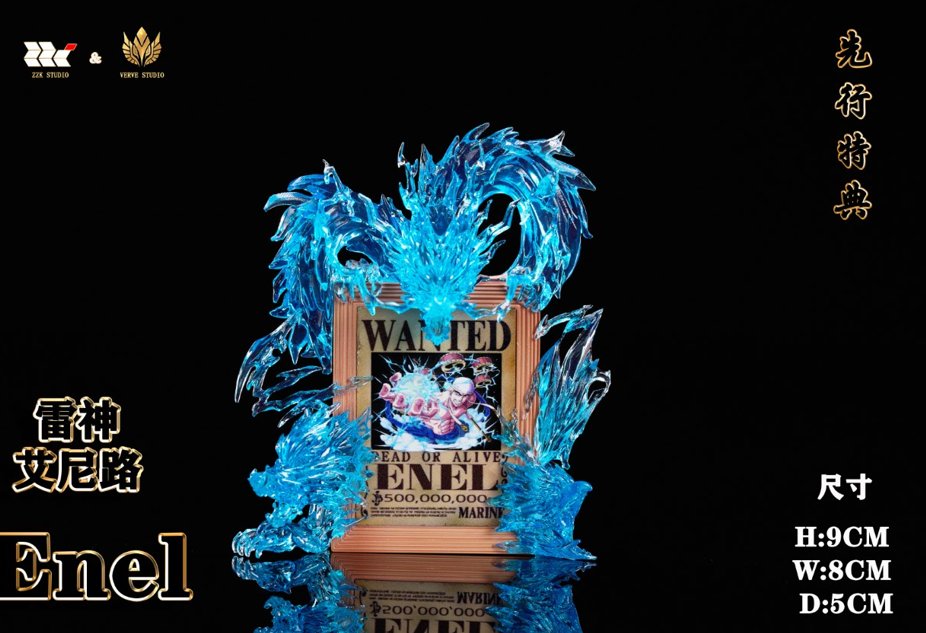 Black Estatuilla One Piece | Enel (God Ver.) | Verve Studio x ZZK Studio | Tienda Anime | Tico Ofertas