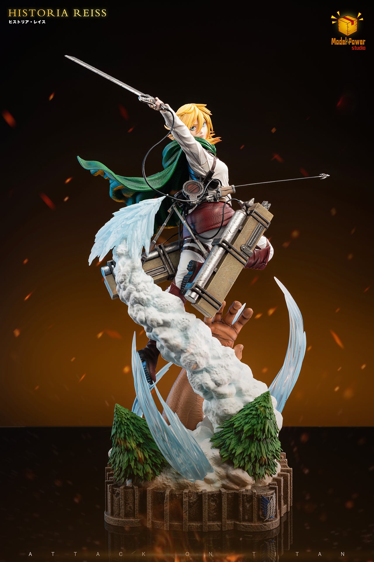 figura de Historia Reiss de Model Power Studio, inspirada en Attack on Titan, perfecta para los fanáticos de la serie y los coleccionistas de figuras GK. | Figuras Anime Costa Rica