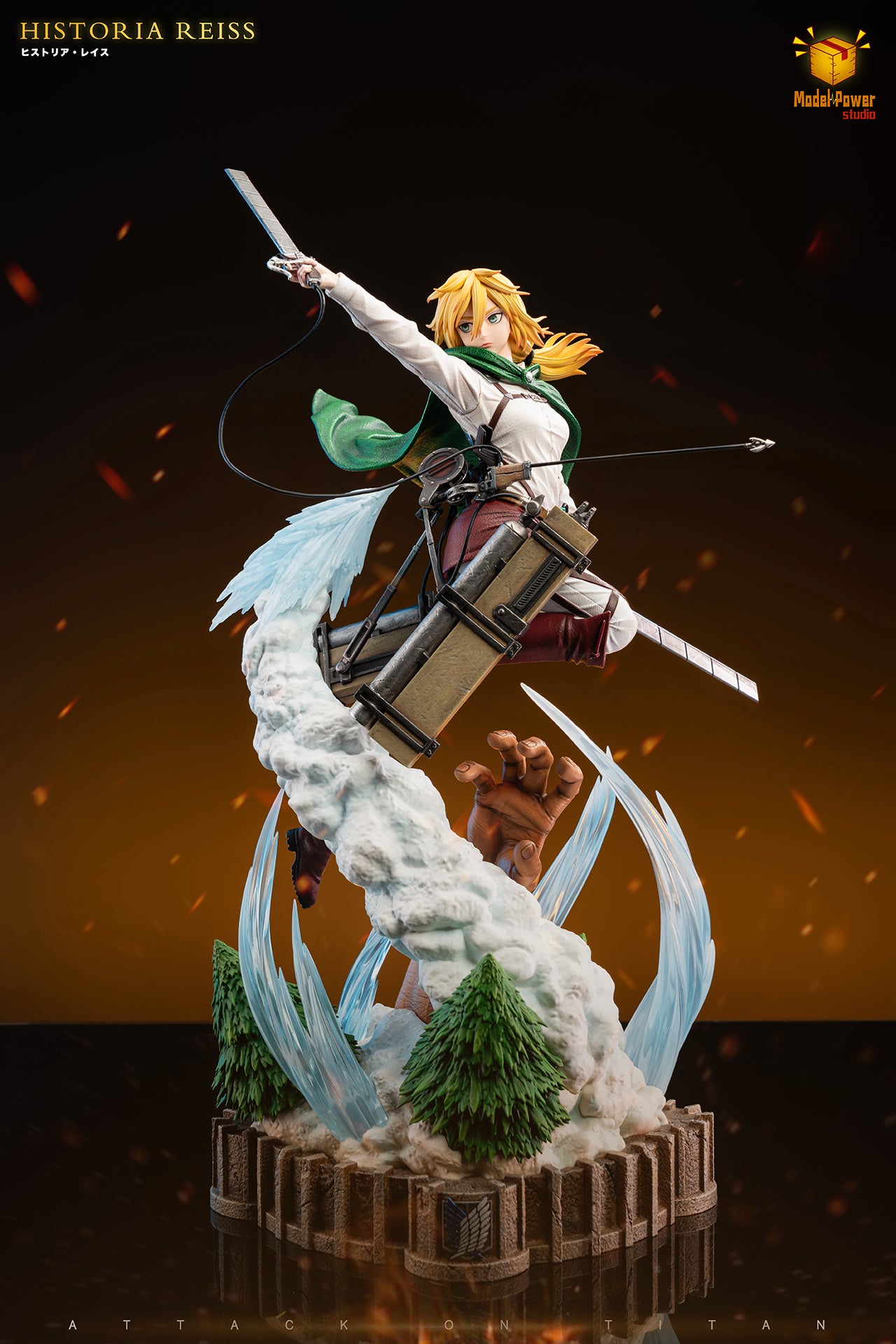 figura de Historia Reiss de Model Power Studio, inspirada en Attack on Titan, perfecta para los fanáticos de la serie y los coleccionistas de figuras GK. | Figuras Anime Costa Rica