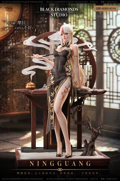 Figura de Ningguang de Genshin Impact, creada por Black Diamond Studio, una pieza imprescindible para los fanáticos del juego y los coleccionistas de figuras GKTienda Anime Costa Rica | Tico Ofertas