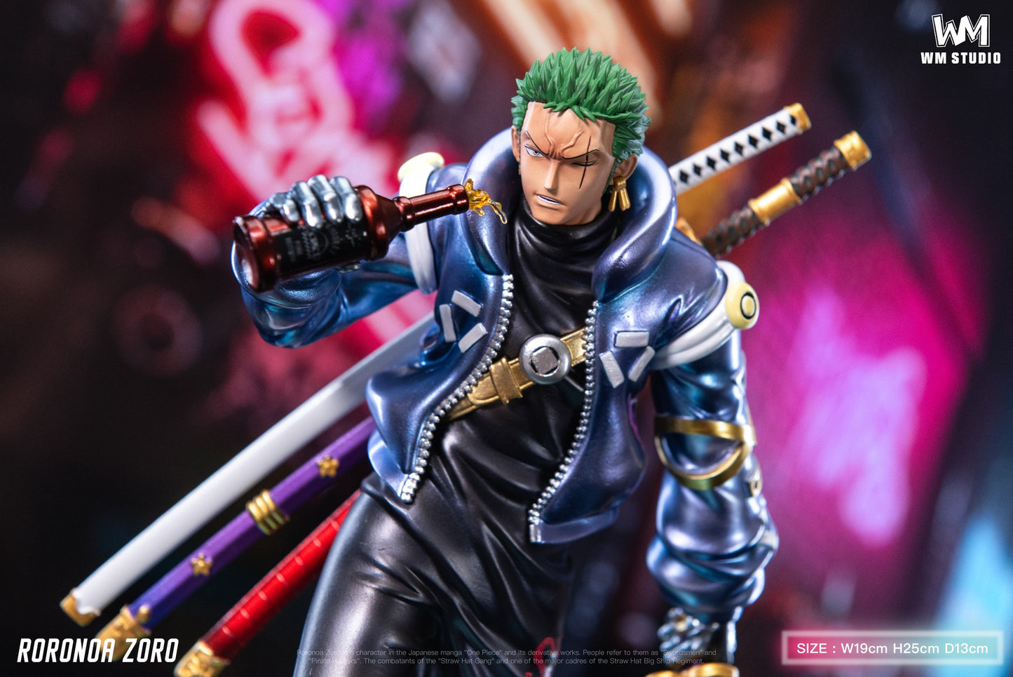 Figura de Roronoa Zoro en el desfile Egghead Catwalk de WM Studio, ideal para los fans de One Piece y coleccionistas de figuras GK! Tienda Anime Costa Rica | Tico Ofertas