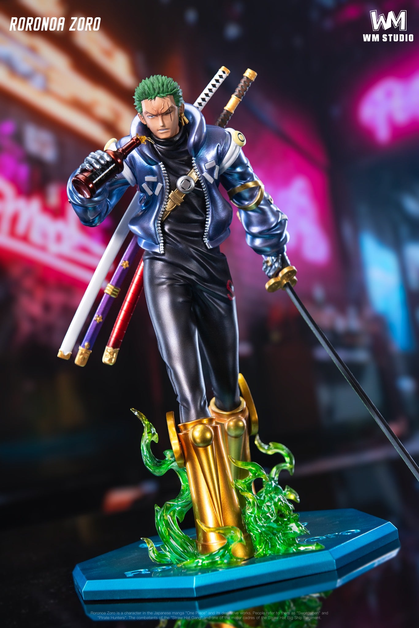 Figura de Roronoa Zoro en el desfile Egghead Catwalk de WM Studio, ideal para los fans de One Piece y coleccionistas de figuras GK! Tienda Anime Costa Rica | Tico Ofertas