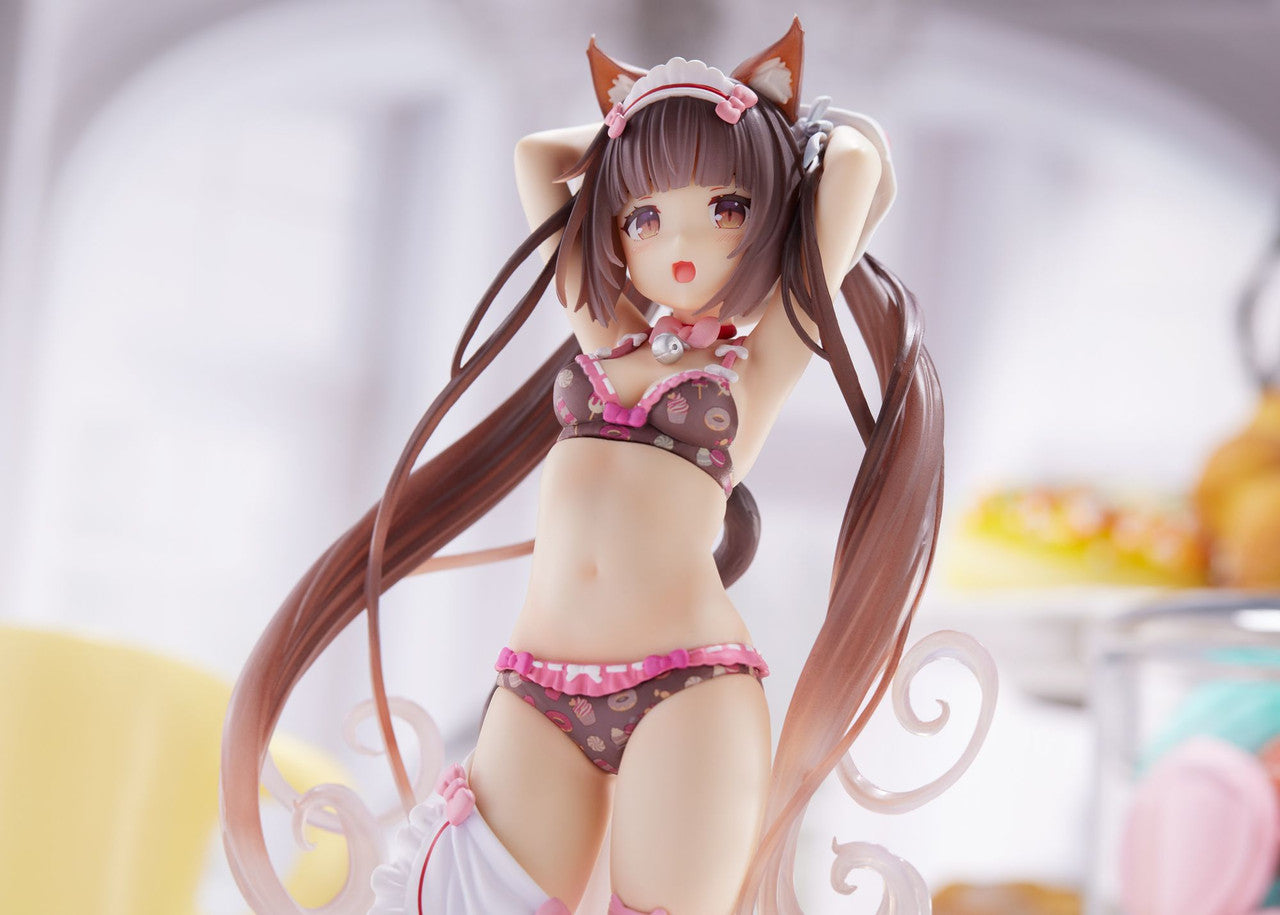 Light Gray Estatuilla NEKOPARA | Chocola – Lovely Sweets Time | PLUM | Tienda Anime | Tico Ofertas