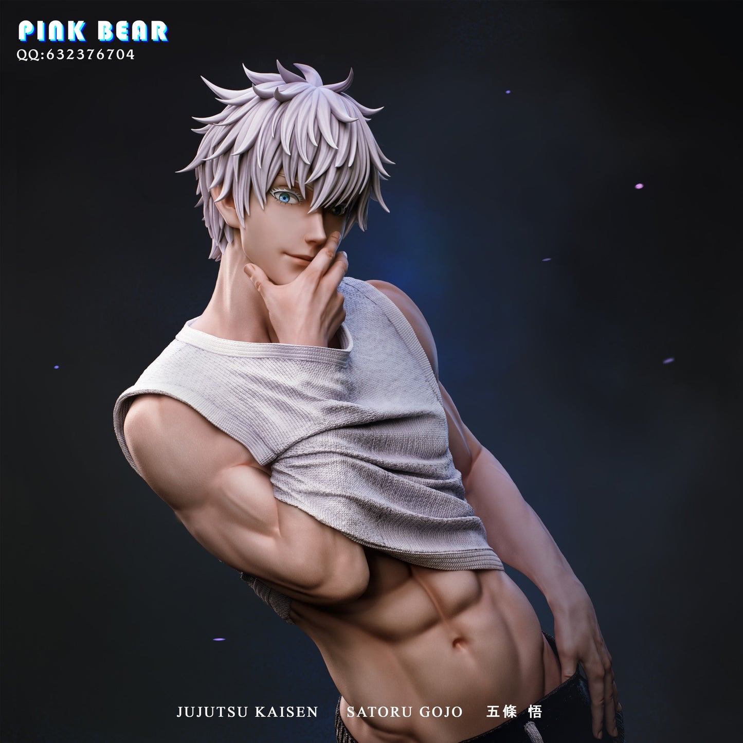 Figura Pink Bear Studio - Jujutsu Kaisen Satoru Gojo  | Figuras Anime Costa Rica, Modelo Coleccionable Premium  | Tico ofertas